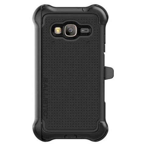 Ballistic Samsung Galaxy J3 (2016) Tough Jacket MAXX Case - Black - Black