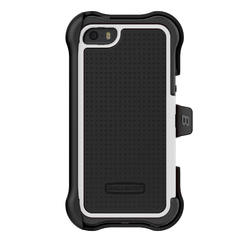 Ballistic iPhone 5S-SE Tough Jacket MAXX Case - Black - White