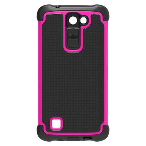 Ballistic LG K8 Tough Jacket Case - Pink - Black