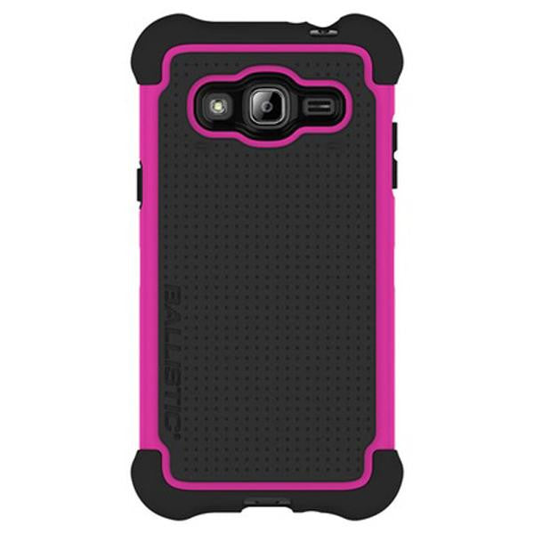 Ballistic Samsung Galaxy J3 (2016) Tough Jacket Case - Pink - Black