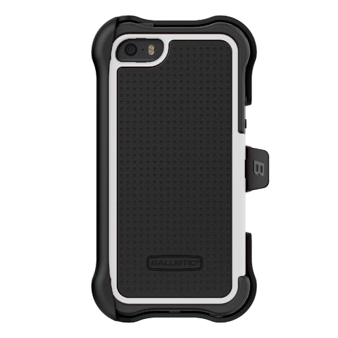 Ballistic iPhone 5S-SE Tough Jacket MAXX Case - Black - White