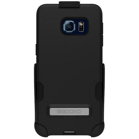 Seidio Samsung Galaxy S6 Edge Plus DILEX Pro Combo with Kickstand - Black