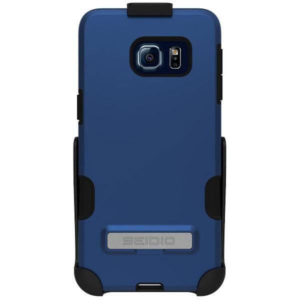 Seidio Samsung Galaxy S6 Edge Plus DILEX Pro Combo with Kickstand - Royal Blue