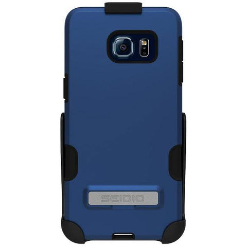 Seidio Samsung Galaxy S6 Edge Plus DILEX Pro Combo with Kickstand - Royal Blue