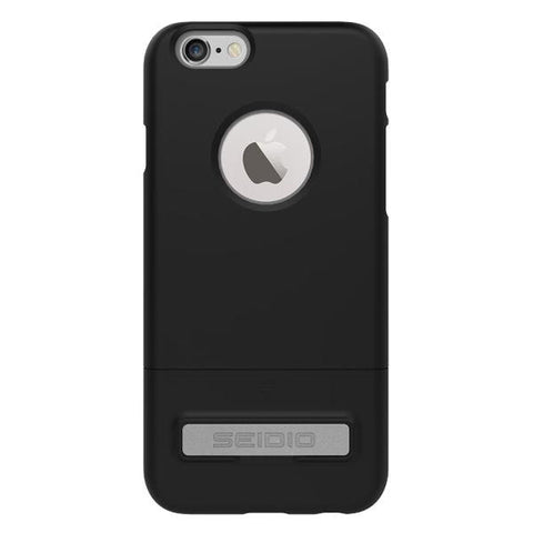 Seidio IPhone 6-6s SURFACE with Kickstand - Black - Grey