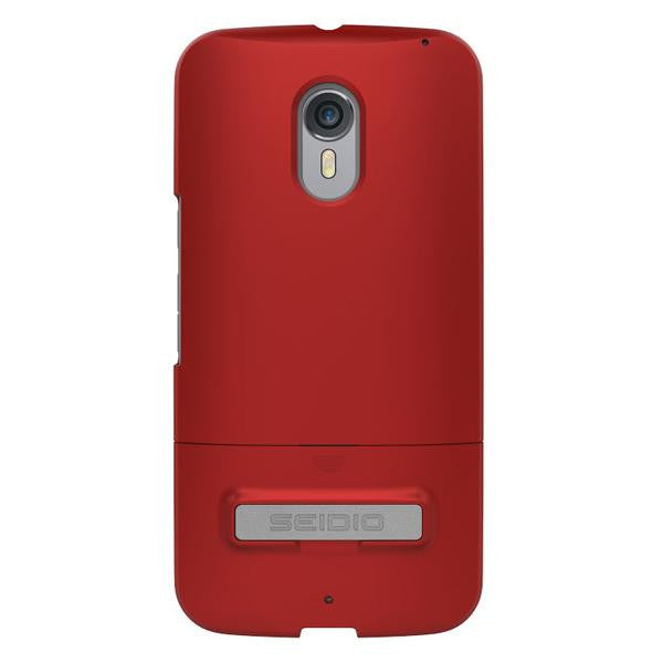 Seidio Moto X Pure Edition SURFACE with Kickstand - Garnet Red