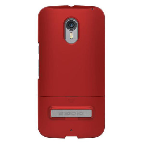 Seidio Moto X Pure Edition SURFACE with Kickstand - Garnet Red