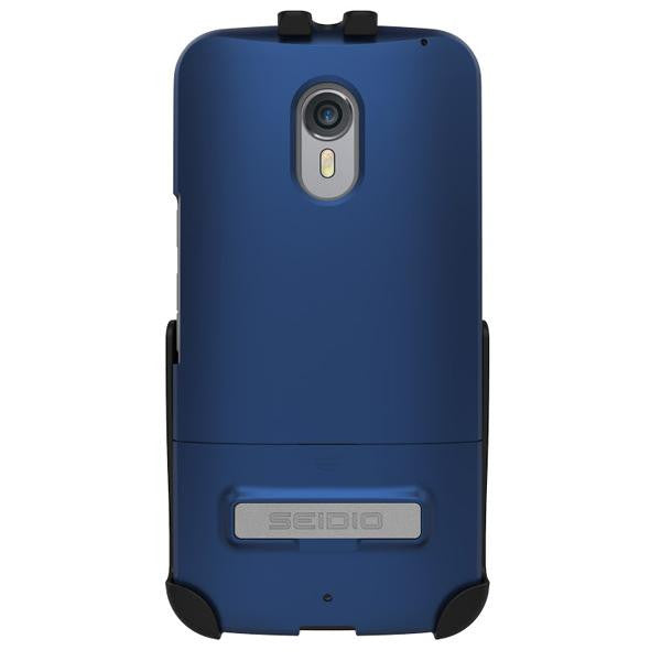 Seidio Moto X Pure Edition Combo with Kickstand - Royal Blue