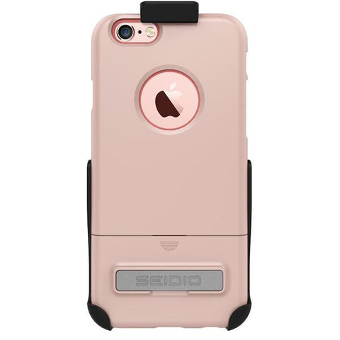 Seidio iPhone 6-6s Plus SURFACE Combo with Kickstand - Rose Gold - Pink