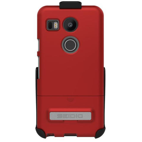 Seidio Nexus 5X SURFACE Combo with Kickstand - Garnet Red