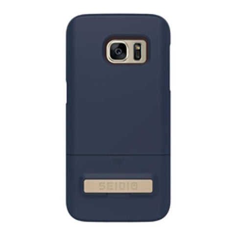 Seidio Samsung Galaxy S7 SURFACE with Kickstand - Midnight Blue - Chocolate Brown