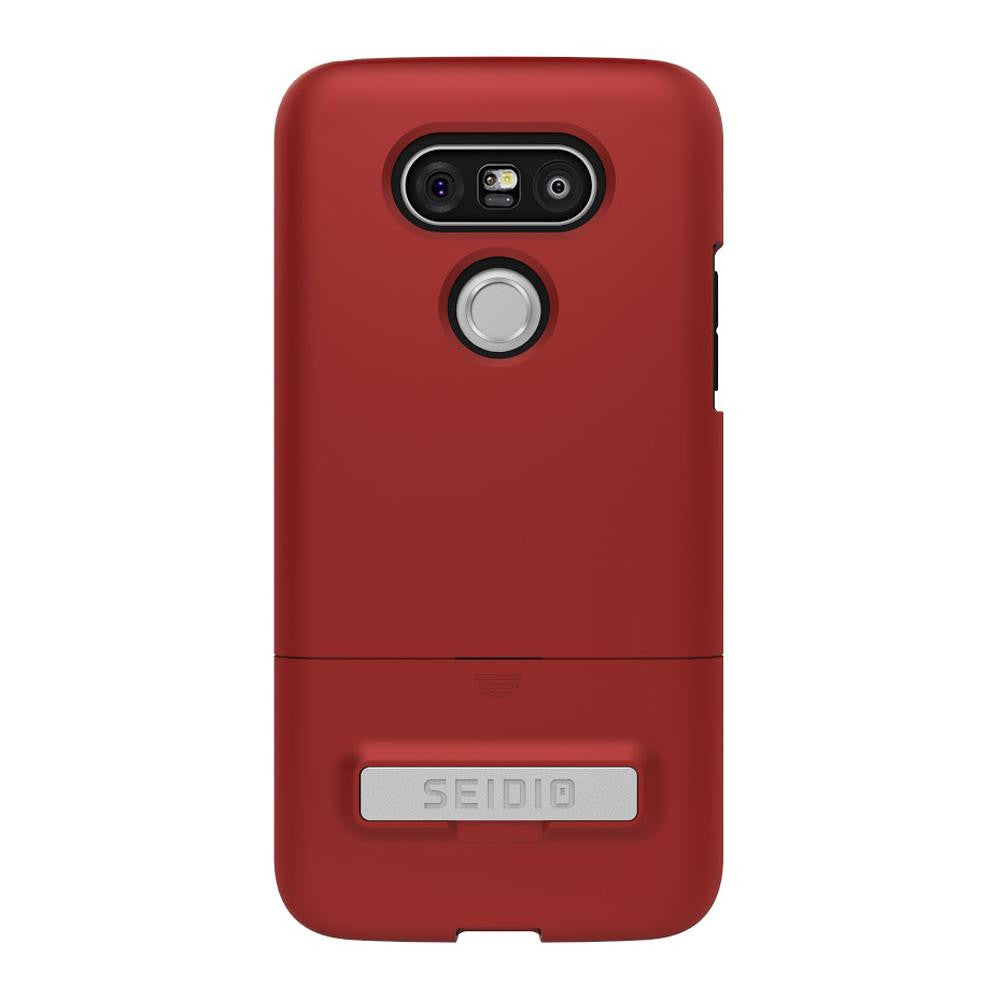 Seidio LG G5 SURFACE with Kickstand - Dark Red - Black