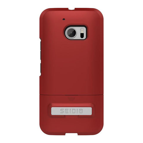 Seidio HTC 10 SURFACE with Kickstand - Dark Red- Black