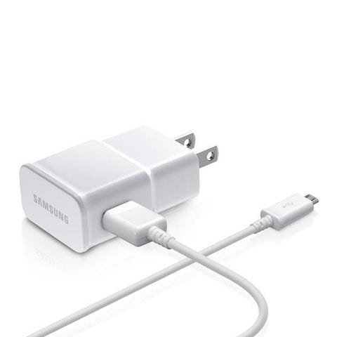 Samsung 2.0A Home Charger with MicroUSB Charge-Sync Cable - White