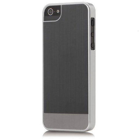 Versio Mobile iPhone 5-5S Merge Tones - Silver with Black-Gunmetal